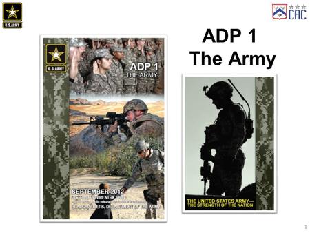 ADP 1 The Army.