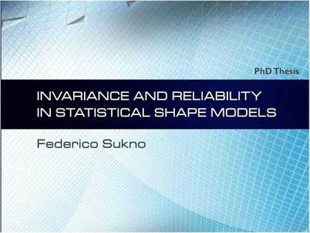 PhD Thesis. Biometrics Science studying measurements and statistics of biological data Most relevant application: id. recognition 2.