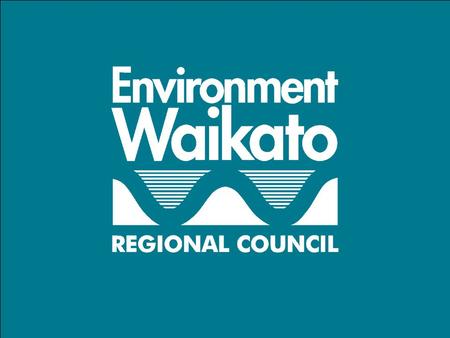 Agenda l The Hauraki environment l Coastal monitoring and studies l Biodiversity l Freshwater quality and quantity l Works and services l Policy initiatives.