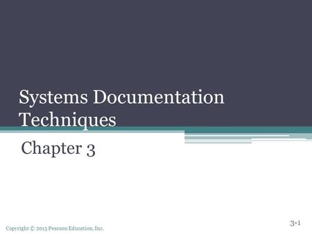 Systems Documentation Techniques