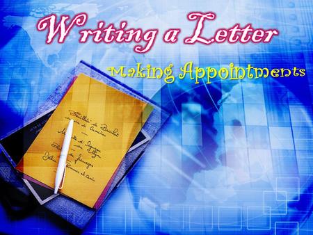 Salutation Body – Purpose of writing the letter. – Asking for confirmation. Closing Signature.