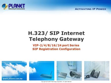 H.323/ SIP Internet Telephony Gateway