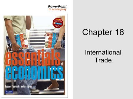 Chapter 18 International Trade.