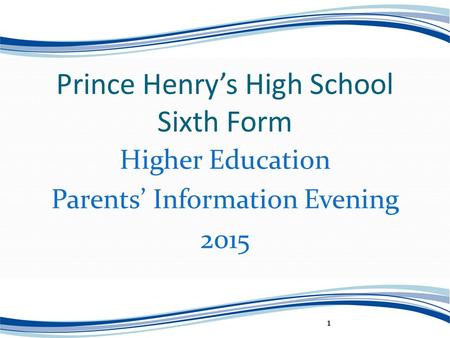 Prince Henry’s High School Sixth Form