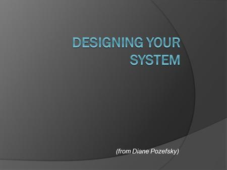 (from Diane Pozefsky). Requirements to Product 1. You understand what you want to build 2. Model the real world in software 3. Choose an architecture.