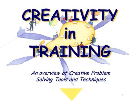 CREATIVITY in TRAINING