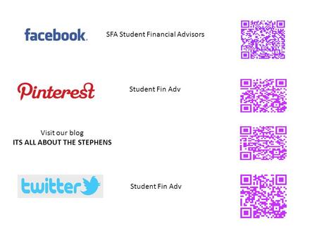 SFA Student Financial Advisors Student Fin Adv Visit our blog ITS ALL ABOUT THE STEPHENS Student Fin Adv.