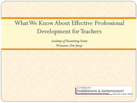 Studies of high-performing school districts highlight the key to raising student achievement: Improvement must begin in the classroom. By working to get.