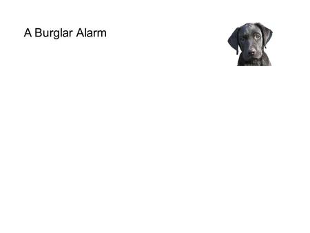 A Burglar Alarm. The idea of an intruder alarm is to simply try and deter a potential burglary occurring at your premises, and to an extent it works.