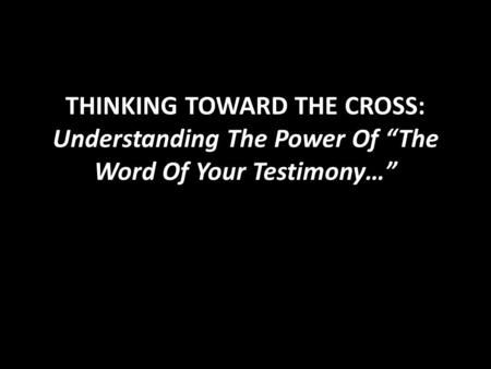 Hosea 4:6 My people are destroyed from lack of knowledge.  ‘Destruction’ is very real – and it is happening to people every day – even to God’s people.