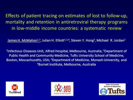 Effects of patient tracing on estimates of lost to follow-up, mortality and retention in antiretroviral therapy programs in low-middle income countries: