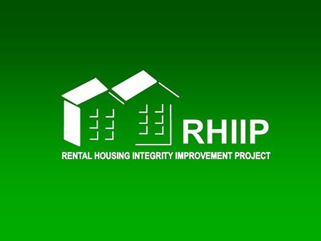 Section 1 The Rent and Income Integrity Problem 3 What Is the Overall Problem? A 2001 Office of Policy Development and Research ( PD&R) study found that.