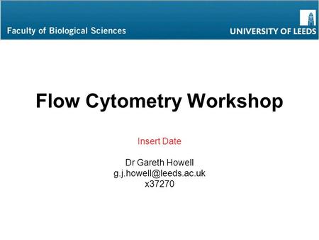 Flow Cytometry Workshop