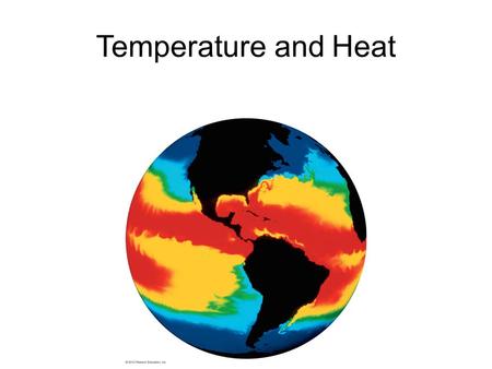 Temperature and Heat. Heat and Mechanical Work Heat is another form of energy. James Joule used a device similar to this one to measure the mechanical.