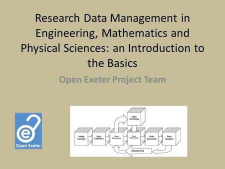 Open Exeter Project Team