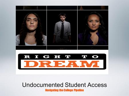 Undocumented Student Access Navigating the College Pipeline.