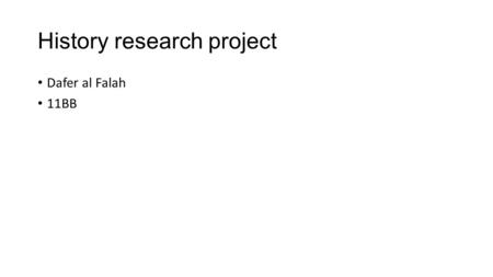 History research project Dafer al Falah 11BB. So my question is So my question is: WHO WAS THE MOST TECHNILOGICALY ADVANCED AIR WISE IN WW1 So who really.