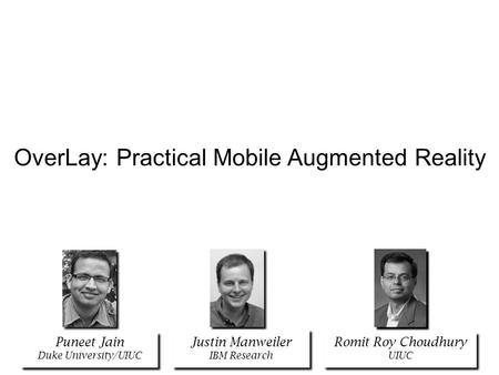 OverLay: Practical Mobile Augmented Reality