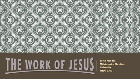 INTRODUCTION  During Jesus’s Ministry He not only taught the Word of God in parables and instructed/corrected the people, healed the sick and cast out.