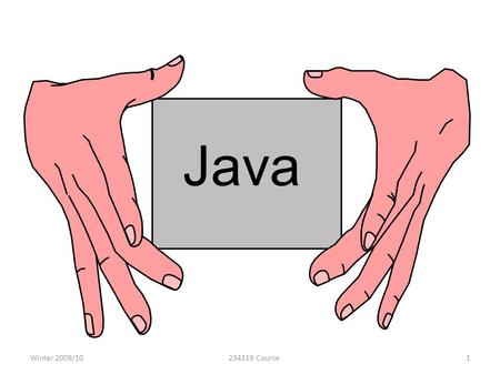 Java 1234319 CourseWinter 2009/10. Introduction Object oriented, imperative programming language. Developed: 1990. Inspired by C++ programming language.