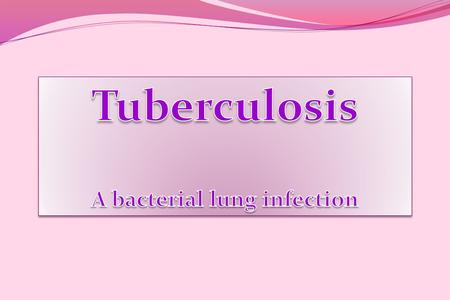 Tuberculosis Causative Organism Mycobacterium Tuberculosis Gram-positive, acid-fast bacillus ( AFB)