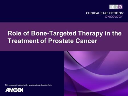 Role of Bone-Targeted Therapy in the Treatment of Prostate Cancer