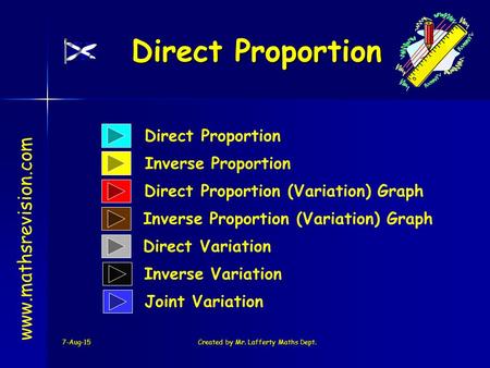 Created by Mr. Lafferty Maths Dept.