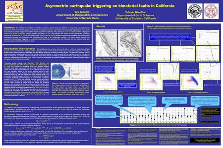 Theoretical studies indicate (e.g., Weertman, 1980; Ben-Zion and Andrews, 1998; Ben-Zion 2001; Ampuero and Ben-Zion 2008; Brietzke et al. 2009) that ruptures.