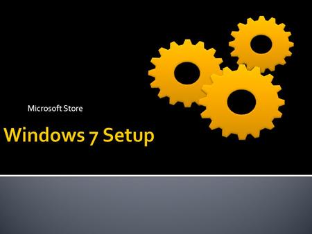 Microsoft Store Windows 7 Setup.