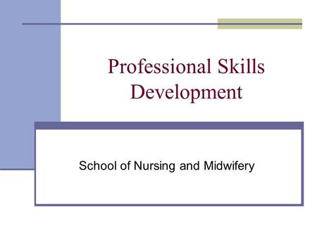 Professional Skills Development