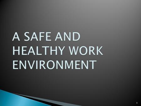 1.  Describe some safety and security strategies for a post-September 11 world.  Describe the nature and role of safety and health.  Explain the purpose.