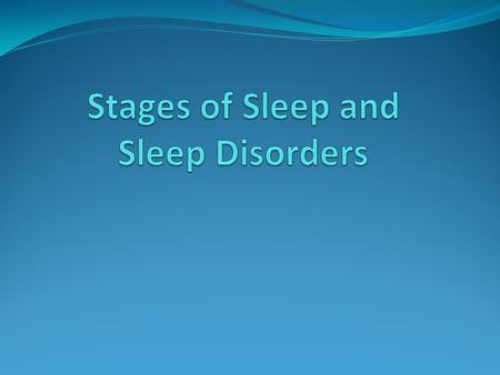 What is the nature of sleep? Most people think of sleep as a state of unconsciousness, punctuated by brief periods of dreaming. Sleep is actually a state.