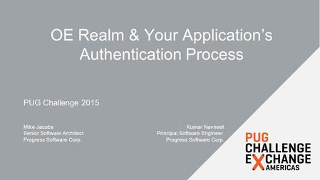 OE Realm & Your Application’s Authentication Process