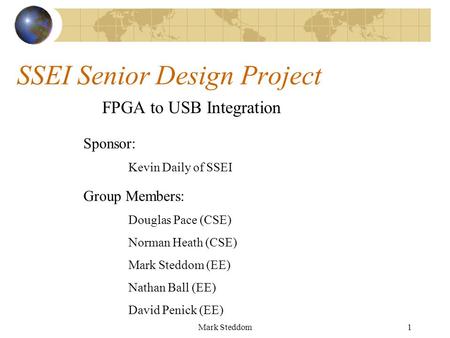 SSEI Senior Design Project