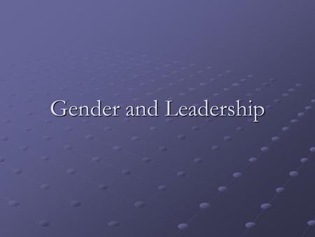 Foundations of Leadership Studies