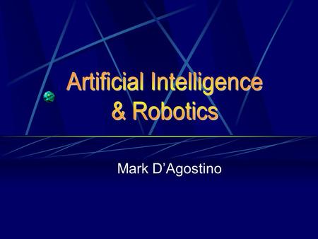 Artificial Intelligence