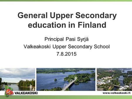 General Upper Secondary education in Finland