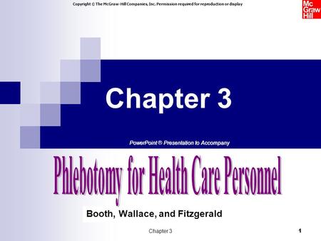 Copyright © The McGraw-Hill Companies, Inc. Permission required for reproduction or display Chapter 3 1 Booth, Wallace, and Fitzgerald PowerPoint Presentation.