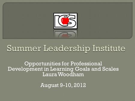 Summer Leadership Institute