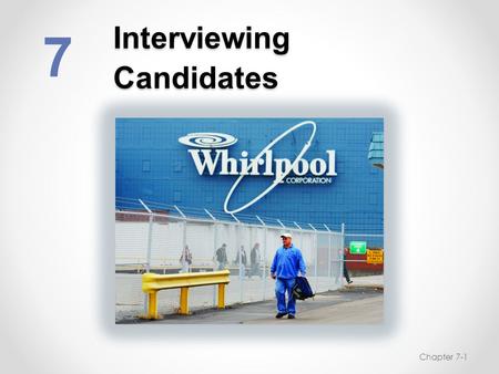 Interviewing Candidates