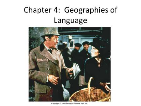 Chapter 4: Geographies of Language