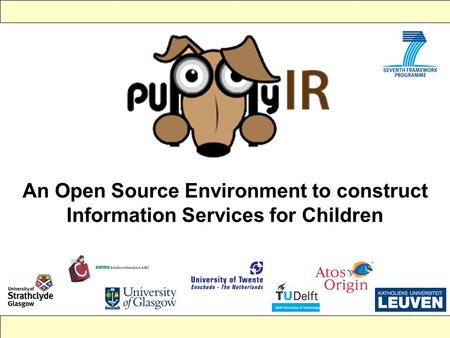 An Open Source Environment to construct Information Services for Children.