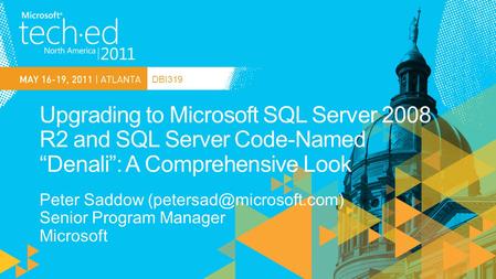 DBI319. Demo SQL Server 2005 SP2 SQL Server 2008 SQL Server 2000 SP4 SQL Server 2008 R2 SQL Server 2008 SP2 SQL Server 2008 R2 SQL.