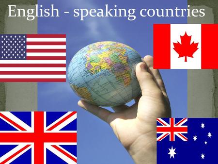 English - speaking countries