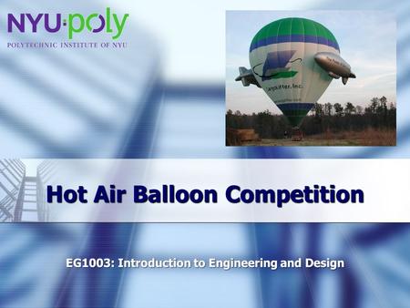 Hot Air Balloon Competition