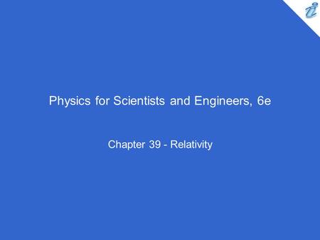 Physics for Scientists and Engineers, 6e