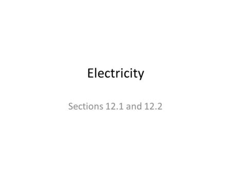 Electricity Sections 12.1 and 12.2. Reminders In-class Quiz #5 Tuesday, November 4 LAB this week B3-CLE: Coulomb’s Law of Electrostatics Mallard-based.