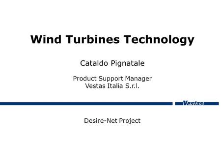 Wind Turbines Technology