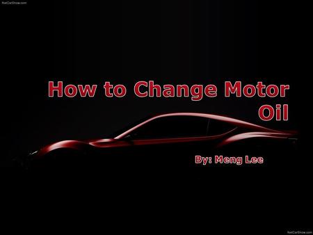 Step 1 Park vehicle on a level surface then engage the parking brake and turn off engine. If you cannot comfortably get under the car, raise the front.