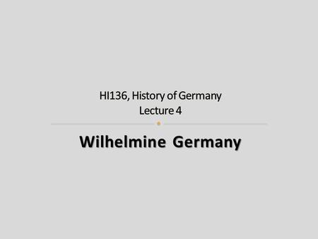 Wilhelmine Germany. The garrison was the centre of social life in Imperial Germany. The German Army was made up of conscripts – every male between the.